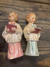Handpainted Vintage Ceramic Choir Boys Figurines *J picture