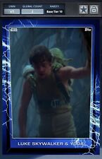 Star Wars Card Trader: Tier 10 2018 Luke & Yoda 2cc Lightning Base picture