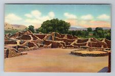 Aztec NM-New Mexico, Aztec Ruins National Monument, Antique Vintage Postcard picture