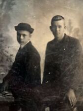 Circa 1860's Tintype Photograph of Two Young Men picture