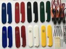SWISS ARMY KNIFE VICTORINOX 91mm SCALES/HANDLES  PLUS WITH ACCESSORIES, PARTS picture