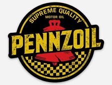 Vintage retro style Pennzoil Racing Oil Logo Vinyl Decal sticker picture