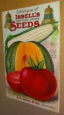 COVERS ONLY - 1910 S.M. Isbell's Seed Catalouge - Jackson Michigan picture