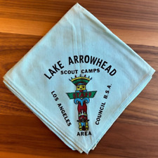 STAFF Lake Arrowheads Scout Camp Los Angeles Area Council Neckerchief CA picture