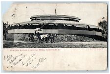 1909 Epworth League Assembly Hall Exterior Building Canton South Dakota Postcard picture