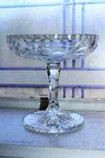 Vintage Elegant Cut Crystal Tazza Compote picture