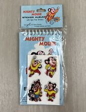 Vintage 1983 Mighty Mouse Sticker Album Sealed in Plastic Brand New picture