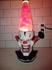 Vintage Icon Series Cranky the Clown Ceramic Series 1990s Lava Lite Lamp picture