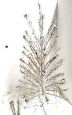 Vintage Evergleam 6.5 Foot Stainless Aluminum 73 Branches Christmas Tree #2 picture