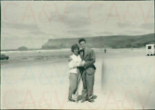 1954 Cornwall Port Isaac Beach Brian and Rita  Original 3.3x2.3