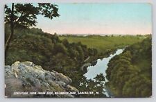 Conestoga from Indian Rock, Williamson Park Lancaster Pennsylvania 1913 Postcard picture