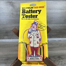 Vintage 1974 W.C. Fields Red Nose Battery Tester American Noveltronics Sealed picture