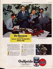 1949 Gulf Oil Corp Dr. Arthur Twomey Research Sat Evening Post Vintage Print Ad picture