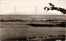 Hilo Bay HI Hawaii Steamship 'M' c1925 Real Photo Postcard G84 picture