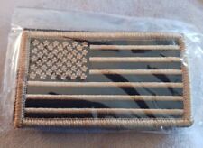  U.S. Army / Military Flag Patch,  Double Velcro BRAND NEW. Olive Drab colored.  picture