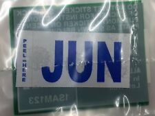 DMV MONTH TAG STICKER JUNE / JUN CALIFORNIA DMV LICENSE PLATE ORIGINAL TAG picture