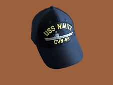 USS NIMITZ CVN - 68 U.S NAVY SHIP HAT U.S MILITARY OFFICIAL BALL CAP U.S.A. MADE picture