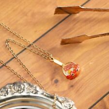 Studio Ghibli Howl's Moving Castle Necklace Bacon and Egg Calcifer New picture