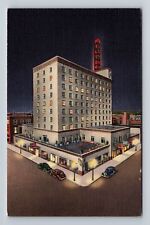 Albuquerque NM-New Mexico, Hotel Hilton, Advertising, Antique Vintage Postcard picture