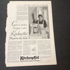 Kitchen Aid Food Preparer Ad Clipping Original Vintage Magazine Ad 1929 Mixer picture