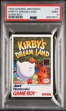 1993 Amurol Nintendo Game Boy Kirby’s Dreamland #4 PSA 9 MINT picture