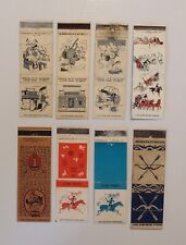 Vintage Old West Cowboy Western Matchcovers Lot of 12 picture