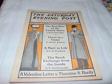 Illustrated  Saturday Evening Post February 14th 1903 Valentine's Day  Gould   picture