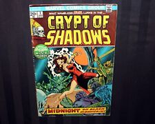 Vintage Bronze Age Marvel - CRYPT OF SHADOWS #1 1973 - Gil Kane Witch Woman, FN- picture