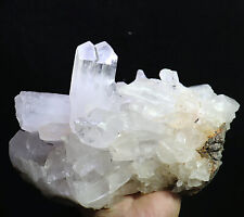 6.71lb Natural Beautiful Clear Quartz Crystal Cluster POINT Mineral Specimen picture