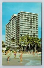 Honolulu HI-Hawaii, Outrigger Hotel, Advertisement, Antique, Vintage Postcard picture
