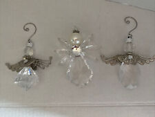 Lot Of 3 Crystal expressions Ganz ANGEL suncatcher Ornament picture