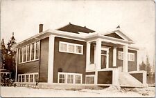 RPPC School House, Alborn, Minnesota - Real Photo Postcard c1910s picture