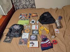 Mixed Lot Of Incense Holder, Wine Cooler,  Patches , Houston Beanie, Backpack  picture
