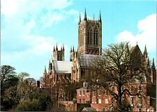 Lincoln Minster School From Potter Gate Postcard For The Lincoln Minster Shop picture
