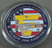 US Navy USS Enterprise CVN - 65 Carrier Strike Group Challenge Coin picture