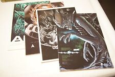 4 ALIEN ALIENS Sigourney Weaver Mini Movie Poster Postcard Card Mondo Art Artist picture