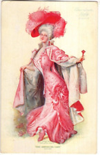 1909 ANTIQUE ADVERTISING Postcard      AMERICAN LADY AND LYRA CORSETS picture