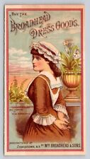 Broadhead Dress Goods Actress Lillie Langtry As Miss Hardcastle Jamestown P486 picture