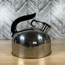 Vintage Paul Revere Ware  Copper Bottom Whistling Tea Kettle Pot CU06 j picture