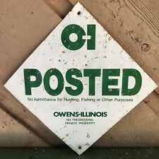 Vintage Owens-Illinois Sign picture