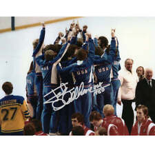 Miracle on Ice 1980 USA Hockey Team Lake Placid Jack O'callahan Signed Gold Meda picture