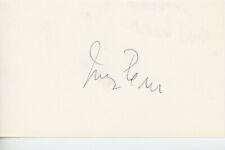 Famed Photographer Irving Penn and his autograph picture