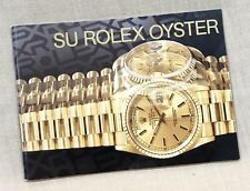 Su ROLEX Oyster Booklet 1990 Spanish 16713 16710 16523 16750 16610 16700 16618 / picture