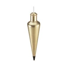 Empire Level 908BR 8-Oz Solid Brass Plumb Bob with Extra Hardened Steel Tip picture