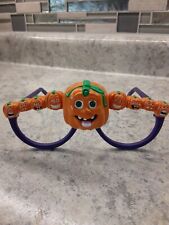 Halloween Pumpkin & Purple Rim Novelty Eyeglasses A.T.P. 1994 Needs Batteries picture