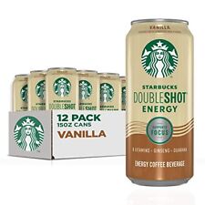 Starbucks Doubleshot Energy Espresso Coffee Vanilla 15 oz Cans 12 Pack Packag... picture