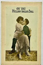 Oh You Million Dollar Doll. Love And Romance Postcard. Early 1900s picture