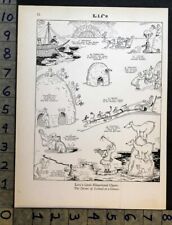 1929 DR THEODOR SEUSS GEISEL IDIOM ICELAND LANGUAGE CARTOON ART PRINT FC4144*  picture