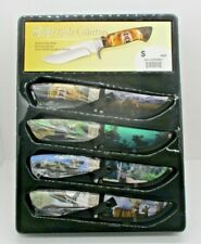 Stone River Gear SRGWKC1 Wildlife Collection 4 Knife with Sheathes Set New picture