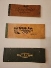 Vintage Receipt Books- Set Of Three picture